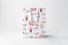 Gift bag with decorative pattern on a white background
